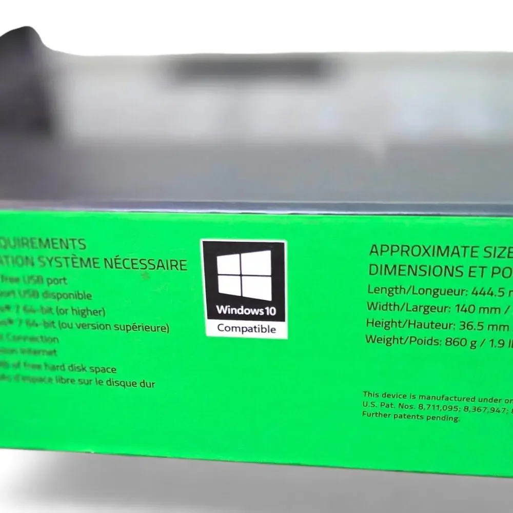 Razer Huntsman Optical Gaming Keyboard Black Used w/ Original Box Tested